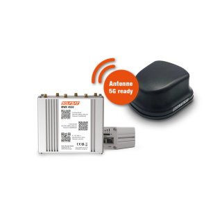 Selfsat MWR 4550 Schwarz ( 4G / LTE & WLAN Internet Router bis 300 Mbps inkl. 4G / 5G ready Dachantenne )