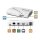 Dreambox Play UltraHD 4K UHD Android TV 11 IP-Receiver Weiß Dual WiFi, LAN, Bluetooth, HDMI