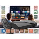 Dreambox Play UltraHD 4K UHD Android TV 11 IP-Receiver Schwarz Dual WiFi, LAN, Bluetooth, HDMI